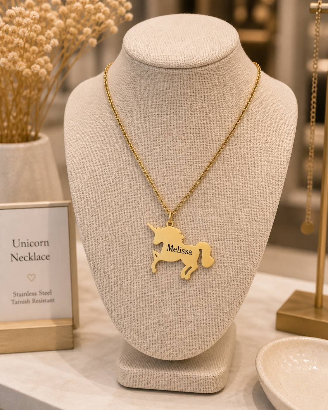 Unicorn Stainless Steel Necklace