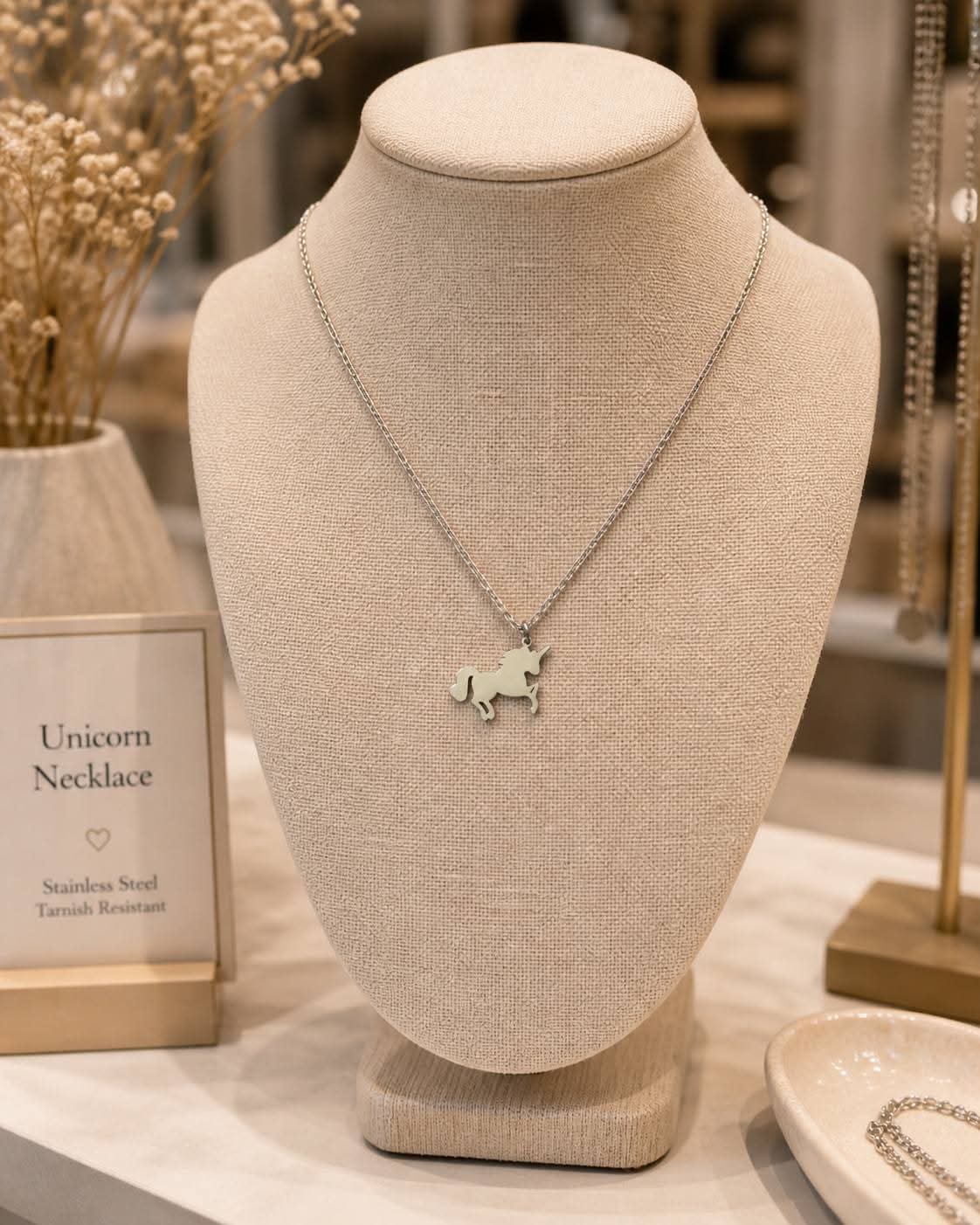 Unicorn Stainless Steel Necklace
